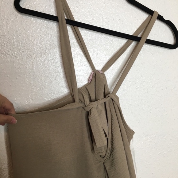 Ces Femme 'Lift my Spirits' Jumpsuit in Mocha M - Picture 3 of 5